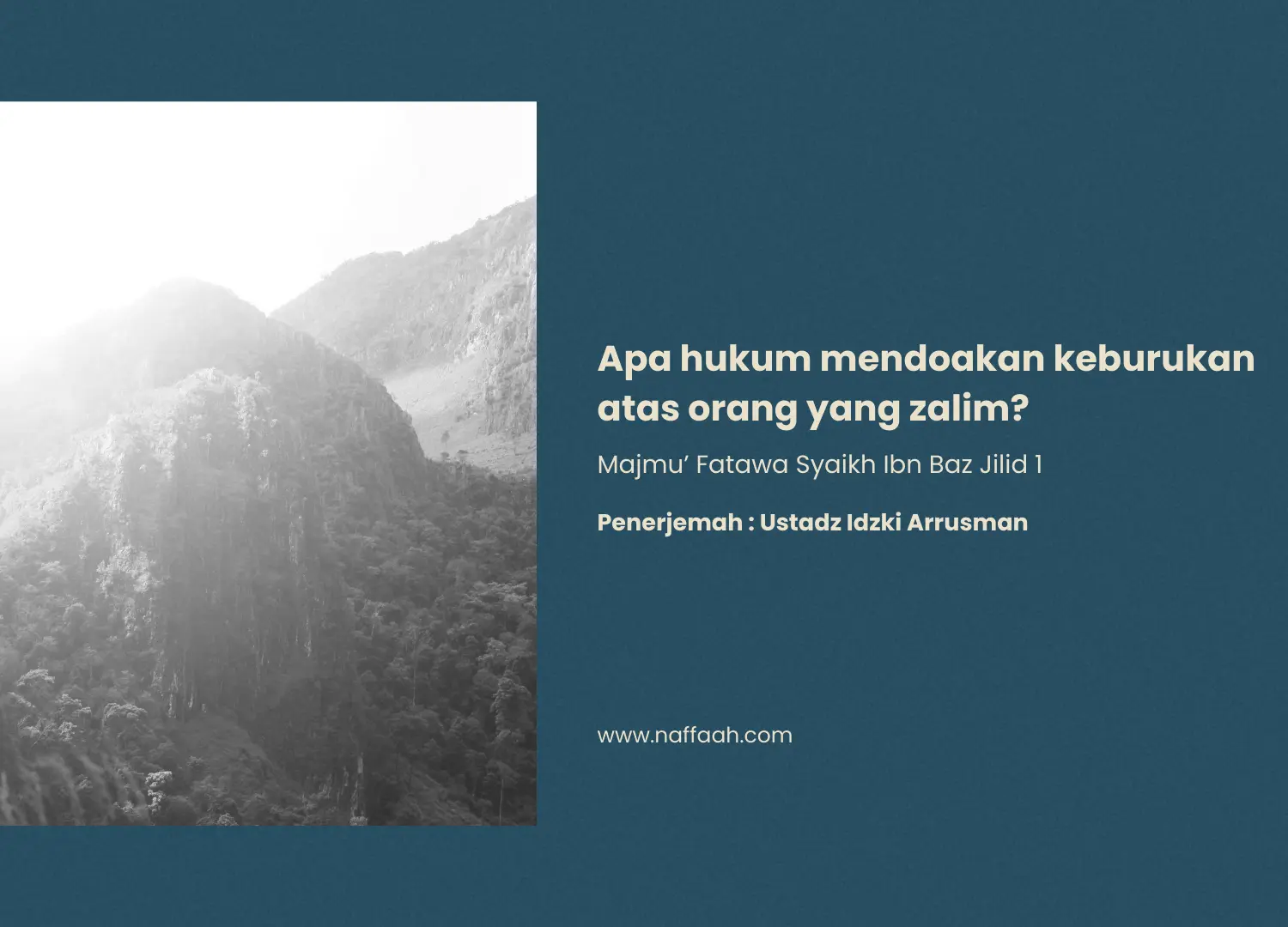 Apa hukum mendoakan keburukan atas orang yang zalim?